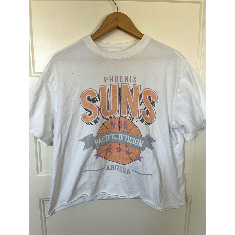 Phoenix Suns NBA Basketball White Abercrombie & Fitch T-Shirt, Size Large